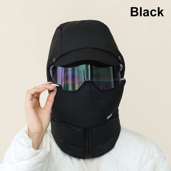 Cozy Winter Mask with Glasses