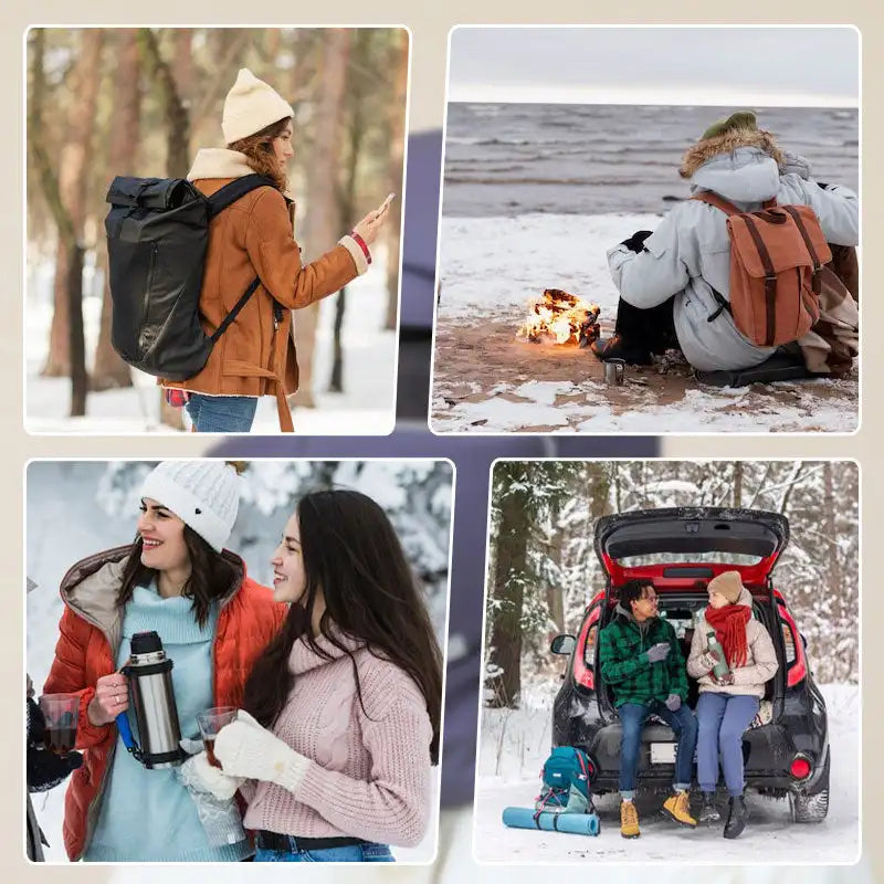 Cozy Winter Mask with Glasses
