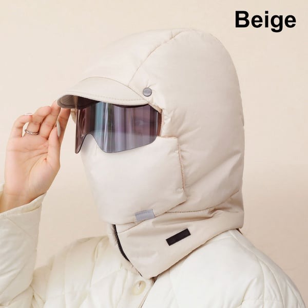 Cozy Winter Mask with Glasses