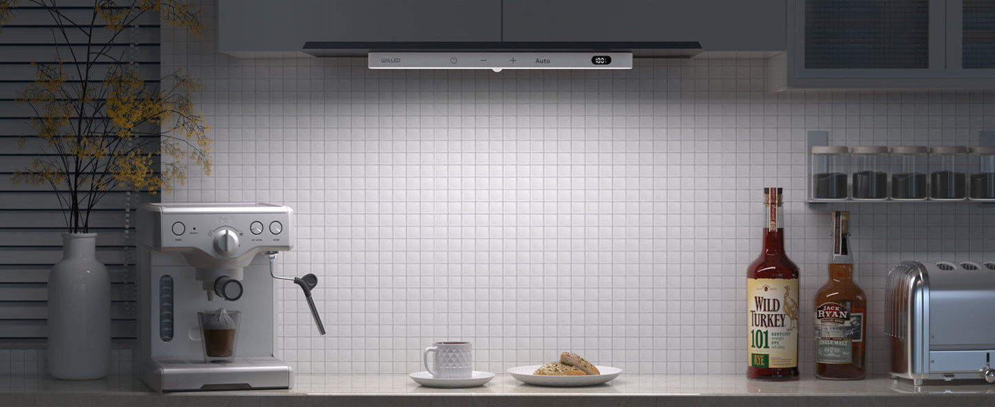 WILLED  Motion Sensor Cabinet Light Battery Display