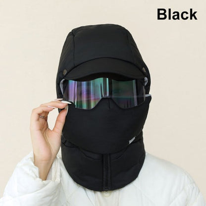 Cozy Winter Mask with Glasses