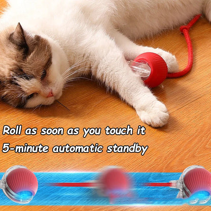 Cat Interactive Ball Toys Automatic Rolling Ball