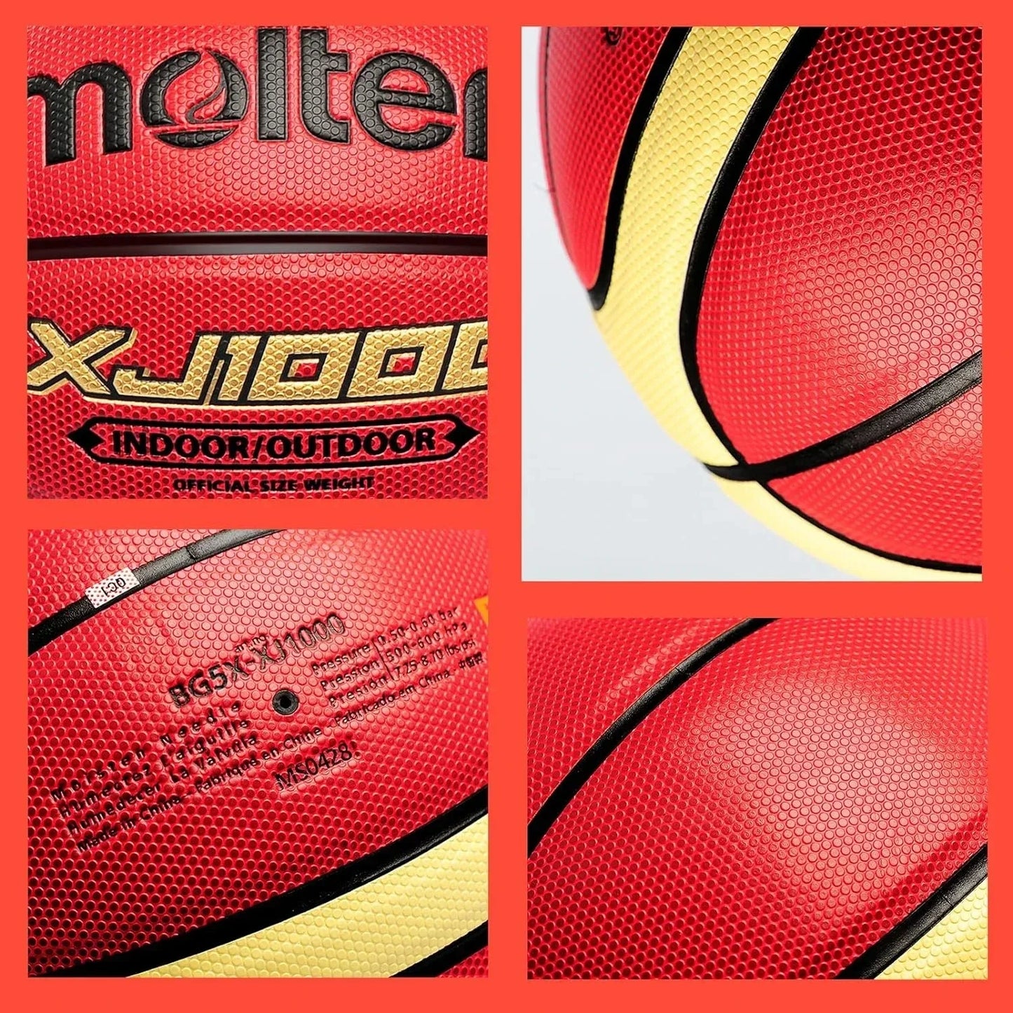 Molten Basketball PU Official Certification Competition Basketball