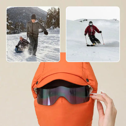 Cozy Winter Mask with Glasses