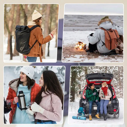 Cozy Winter Mask with Glasses